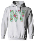 Cool New York Gift Liberty Statue Nyc Floral Beach Summer Vacation Palm Sweatshirt Hoodie