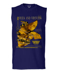 Skull and Snake Tatoo Cyberpunk Aesthetic Graphic Lcd Psychedelic men Muscle Tank Top sleeveless t shirt