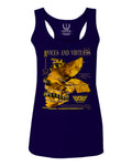 Skull and Snake Tatoo Cyberpunk Aesthetic Graphic Lcd Psychedelic  women's Tank Top sleeveless Racerback