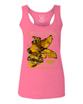 Skull and Snake Tatoo Cyberpunk Aesthetic Graphic Lcd Psychedelic  women's Tank Top sleeveless Racerback